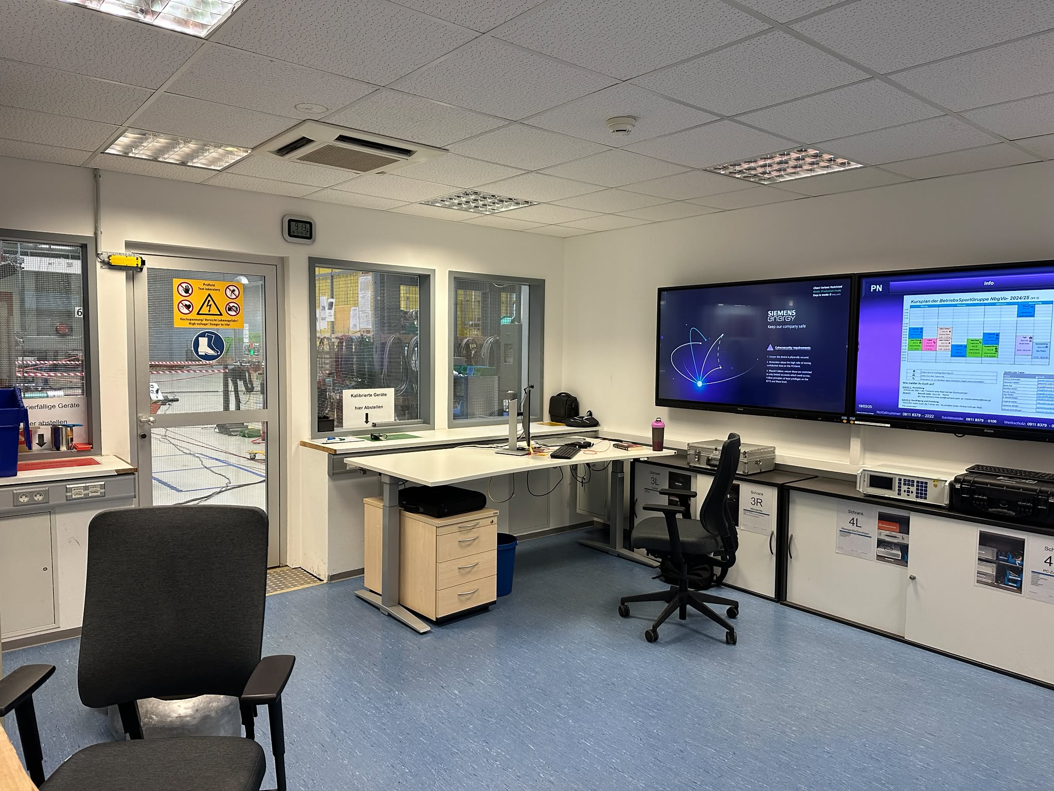 Siemens Energy high-voltage test lab